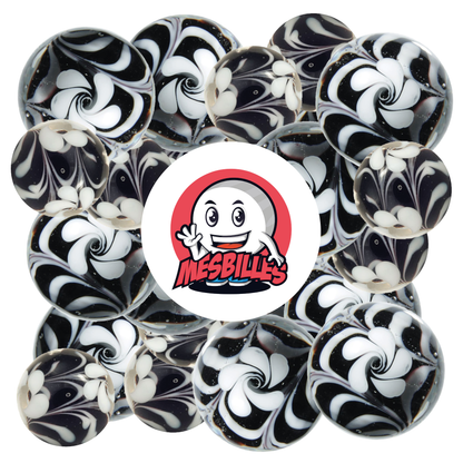 1 Biglia Art Fiore Nero 22 mm