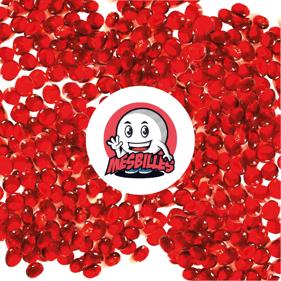 1 Biglia Piatta 12 mm Luce Rossa