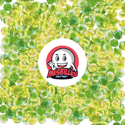 1 Biglia piatta 18 mm Stropicciato Verde