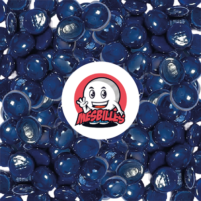 1 Biglia piatta 18 mm Glossy Blu