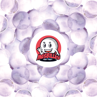 1 Biglia piatta 18 mm Lente Viola Chiaro