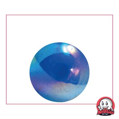 Biglia Iridescente Blu 25 mm - Cavalca un'onda di divertimento | MieiBiglie