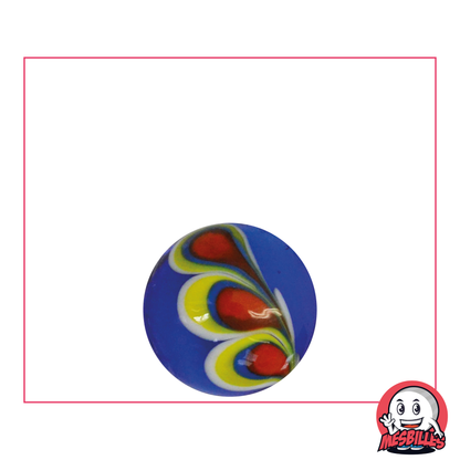 1 Biglia Art Pavone Blu 16 mm