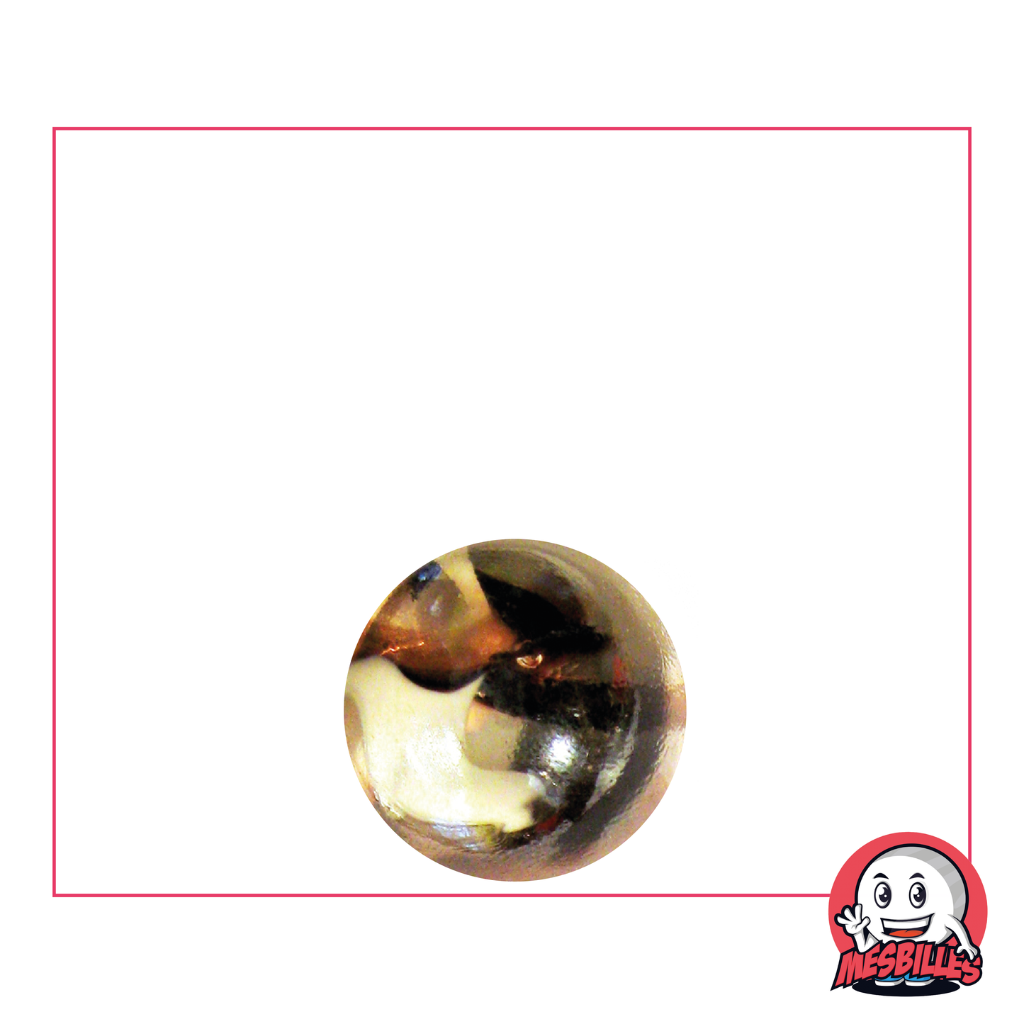 Biglia Polare 14 mm vetro trasparente cristallo marrone