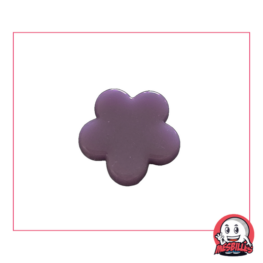 Biglia Extra-Piatta Fiore in vetro Perla viola, è utilizzata per decorare, giocare e collezionare.