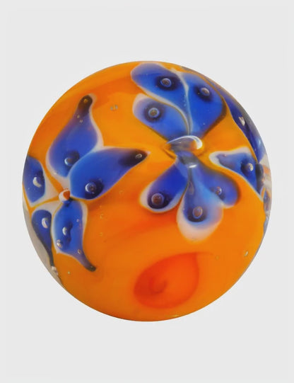 1 Biglia Arte Corona Fiorita Arancione 16 mm